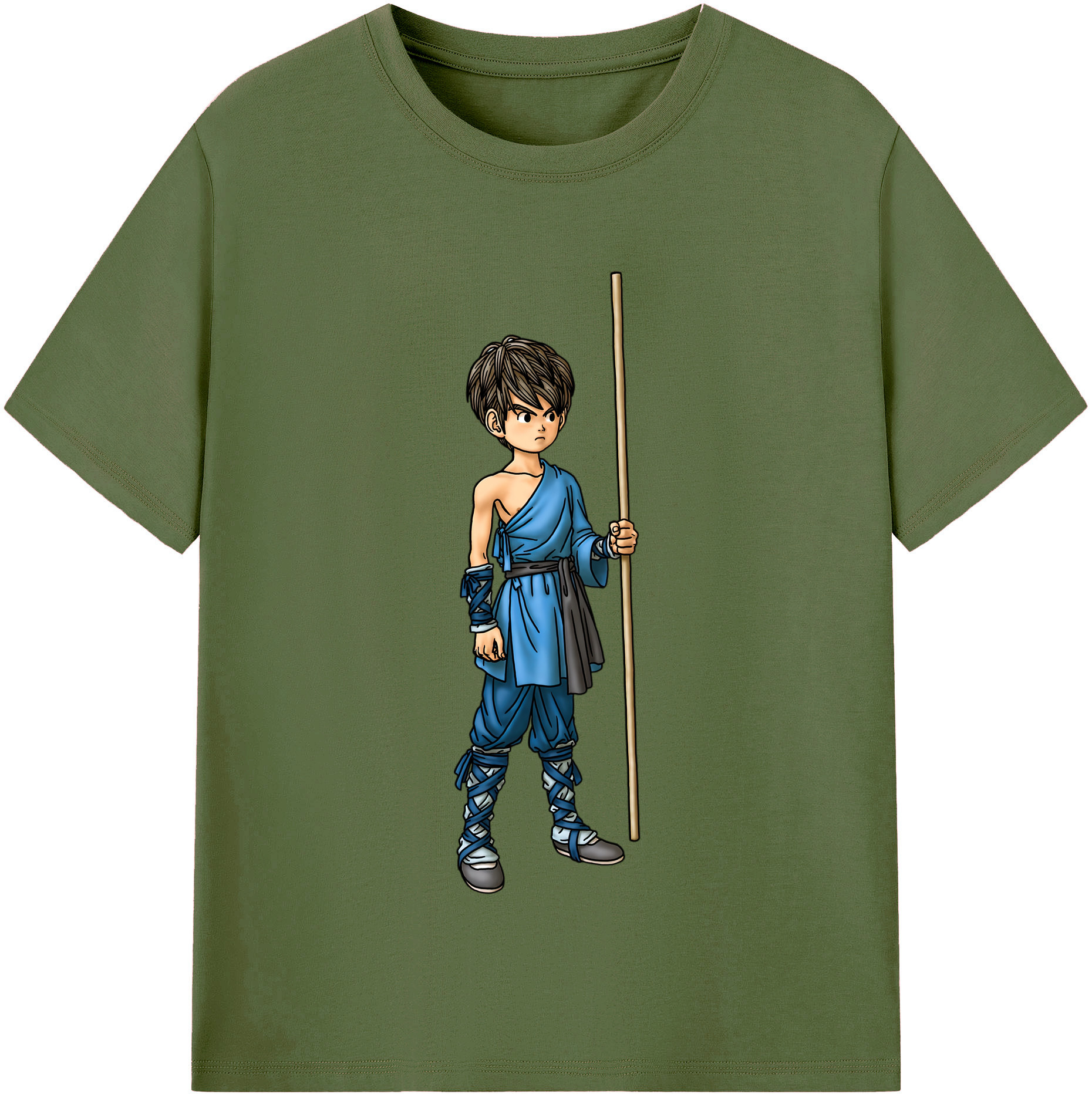 （画像用） ドラゴンクエスト Doragon Kuesuto Dragon Quest 綿100％半袖Tシャツ（フロントプリント）